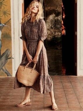 Doen Isidore dress in terra garden bloom XS
